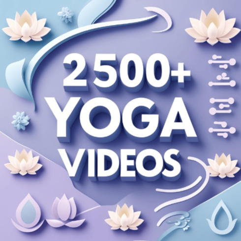 2500+ Yoga Videos Bundle | HD Instructional & Aesthetic Yoga Clips for Reels, Shorts, Classes & Content Creation cover image.
