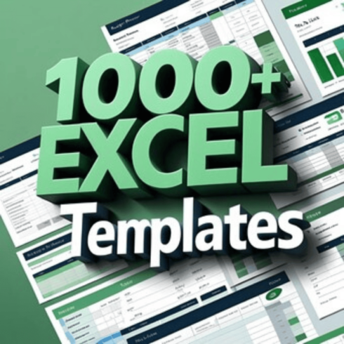 1000+ Excel Templates Mega Bundle | Ready-to-Use Spreadsheets for Business, Finance, Budgeting, Planning & More (XLSX) cover image.