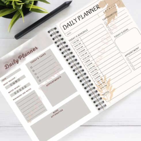 Daily planner cover image.