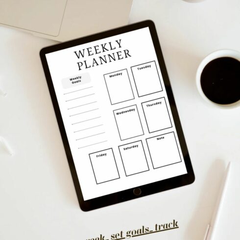 Weekly planner cover image.