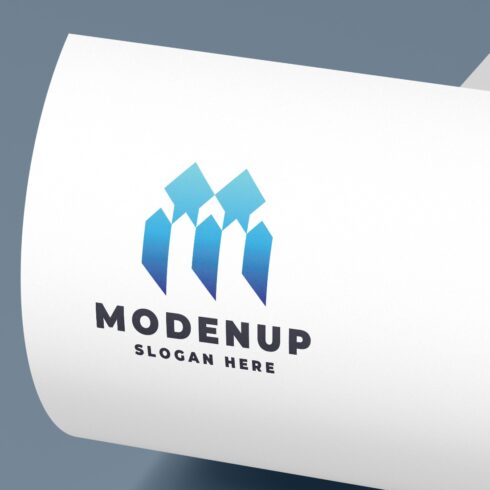 Modern Letter M Logo cover image.