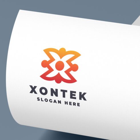 Modern X Letter Logo - Network & Connection Design cover image.
