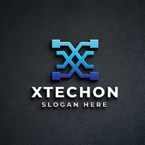 Modern X Letter Logo - Network & Data Tech Design cover image.