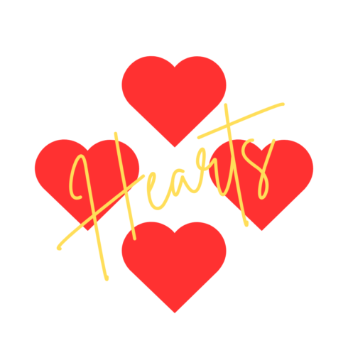 Hearts new T-Shirt design cover image.