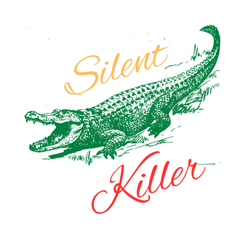 Silent Killer new T-Shirt design cover image.