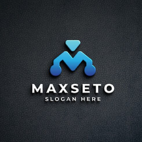 Digital Letter M Logo cover image.