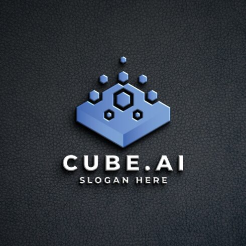 Geometric Cube AI Logo cover image.