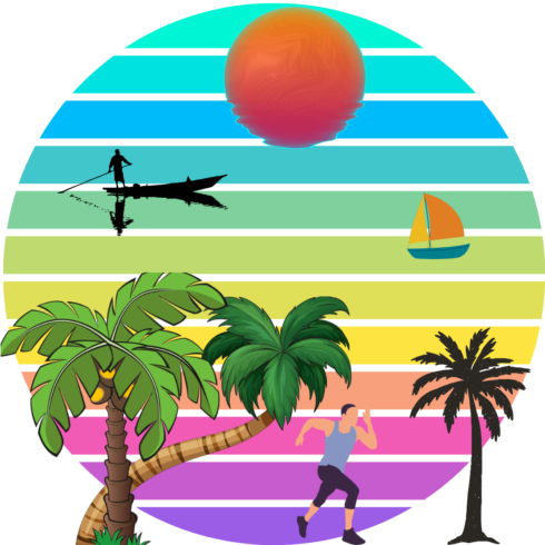 Beach new T-Shirts design cover image.