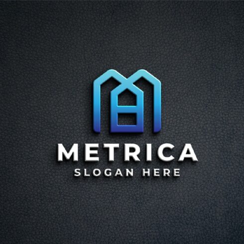 Geometric Real Estate Letter M Logo cover image.