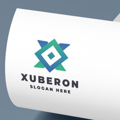 Modern Geometric X Logo - Tech & Data Hub Design cover image.