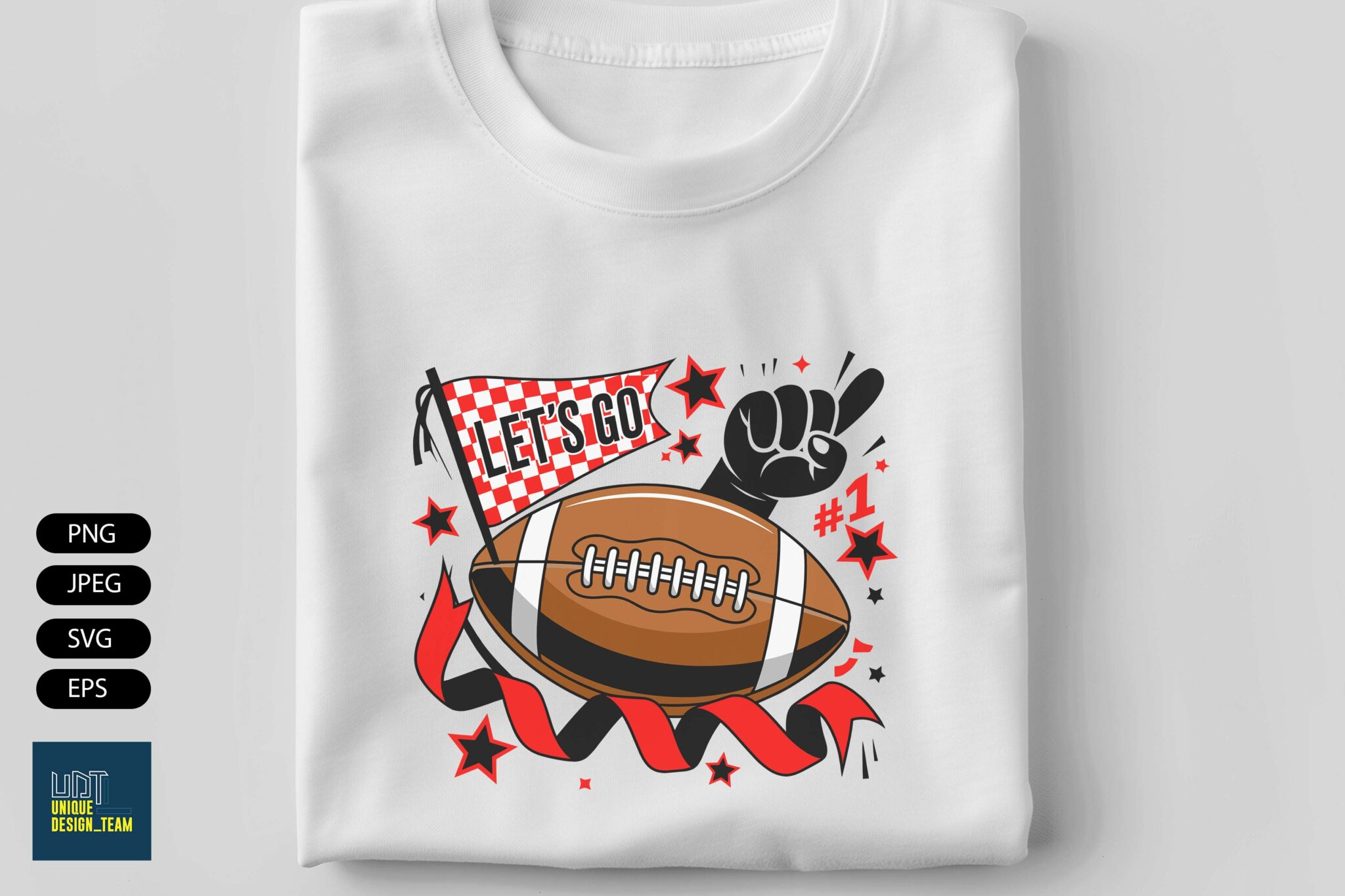 Retro Football Game Day Png, Touchdown Season Png, Preppy Fall Football Png