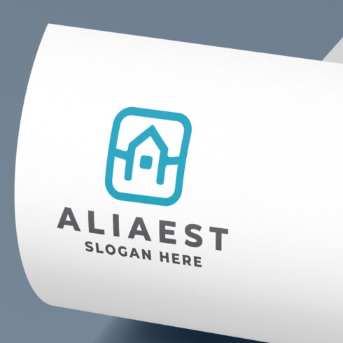 Letter A Real Estate Logo cover image.