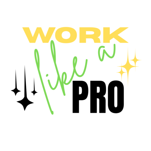 Work like a Pro new T-Shirt design cover image.