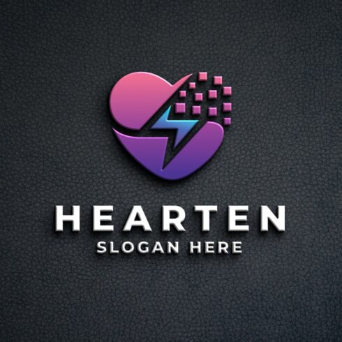 Digital Love Heart Logo cover image.