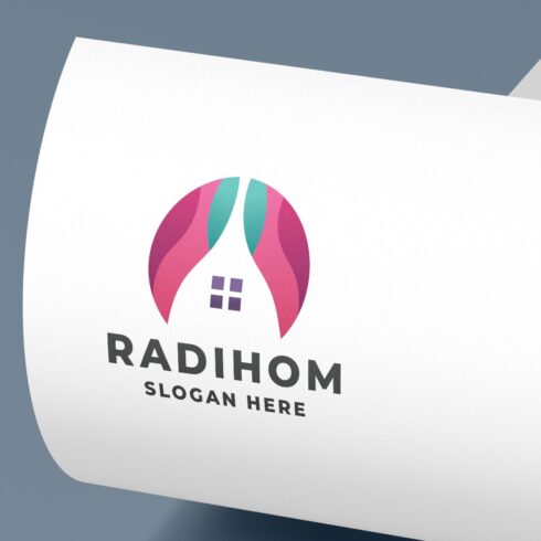 Modern Home and Real Estate Logo cover image.