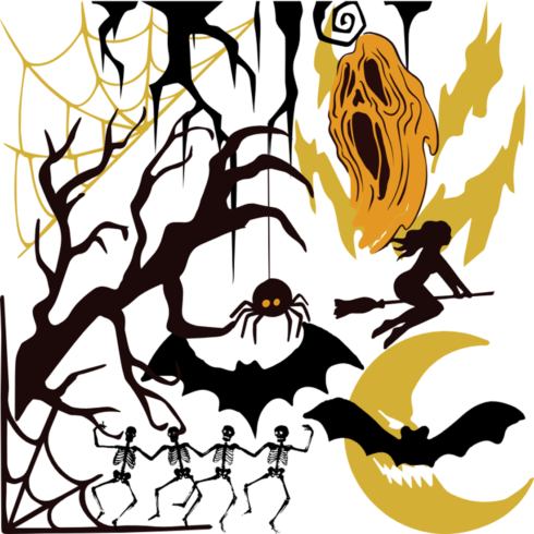Halloween simple a new design of T-Shirts cover image.