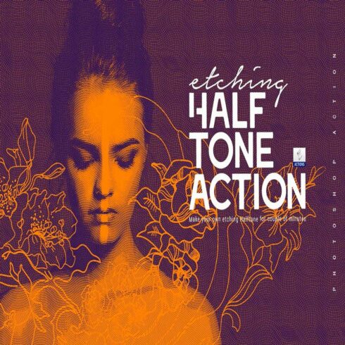 Etching Halftone Action cover image.
