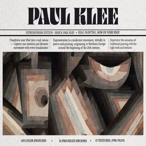 Paul Klee Procreate Kit cover image.