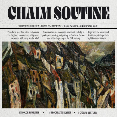 Chaim Soutine Procreate Kit cover image.