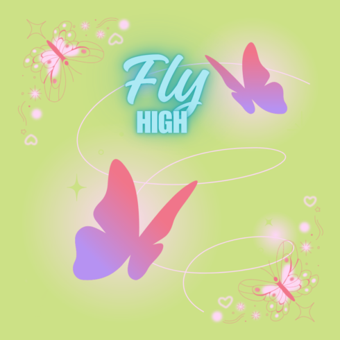 Fly High new T-Shirt design cover image.