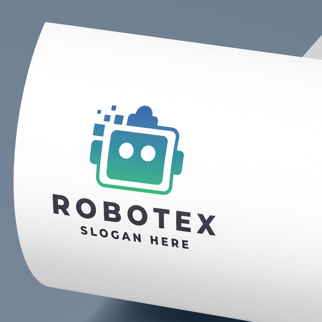 Modern Robot Logo - Digital Tech & AI Mascot - MasterBundles