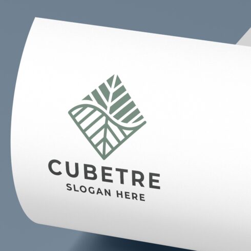Geometric Cube Tree Logo cover image.