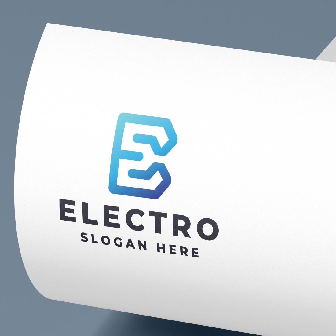 Electronic Tech Letter E Logo - MasterBundles