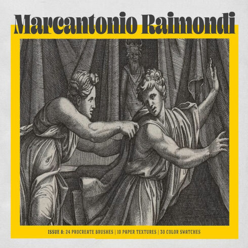 Marcantonio Raimondi Procreate Kit cover image.