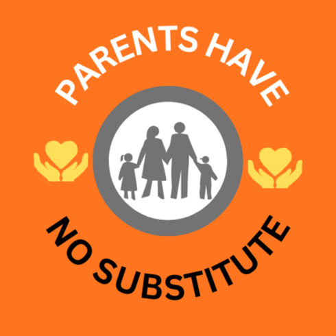 Parents have no substitute new social Logo cover image.