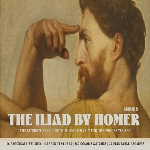 The Iliad Procreate Kit cover image.