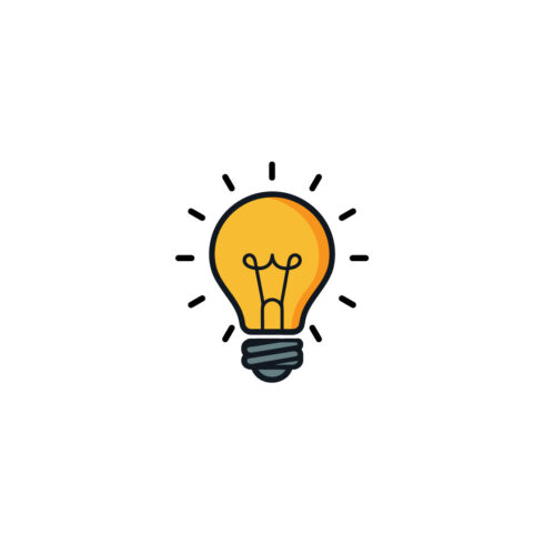 Light Bulb Icon Vector - Creative Idea and Innovation Symbol cover image.