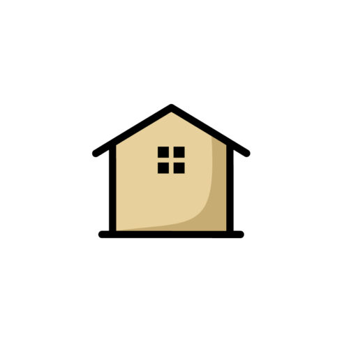 Simple House Vector Icon cover image.