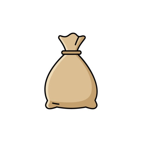 Money Bag Cartoon Icon Finance, Investment, Savings, and Wealth Symbol Vector Illustration cover image.