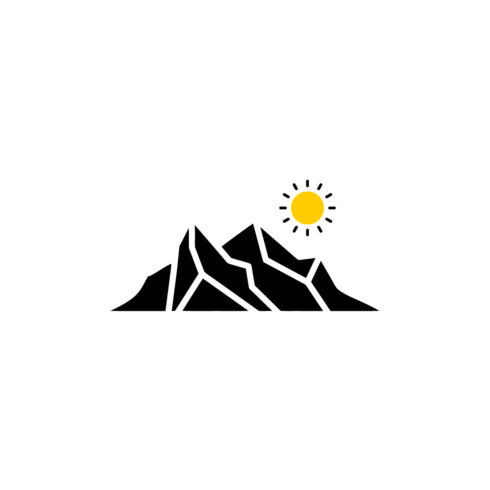 mountain logo vector design cover image.