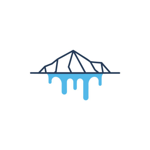 Mountain Range Icon for Nature and Travel Logo cover image.