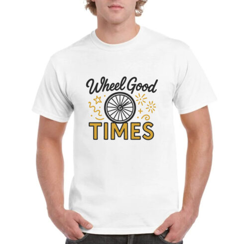 Wheel Good Times Cycling Fun Bike Wheel Tee cover image.