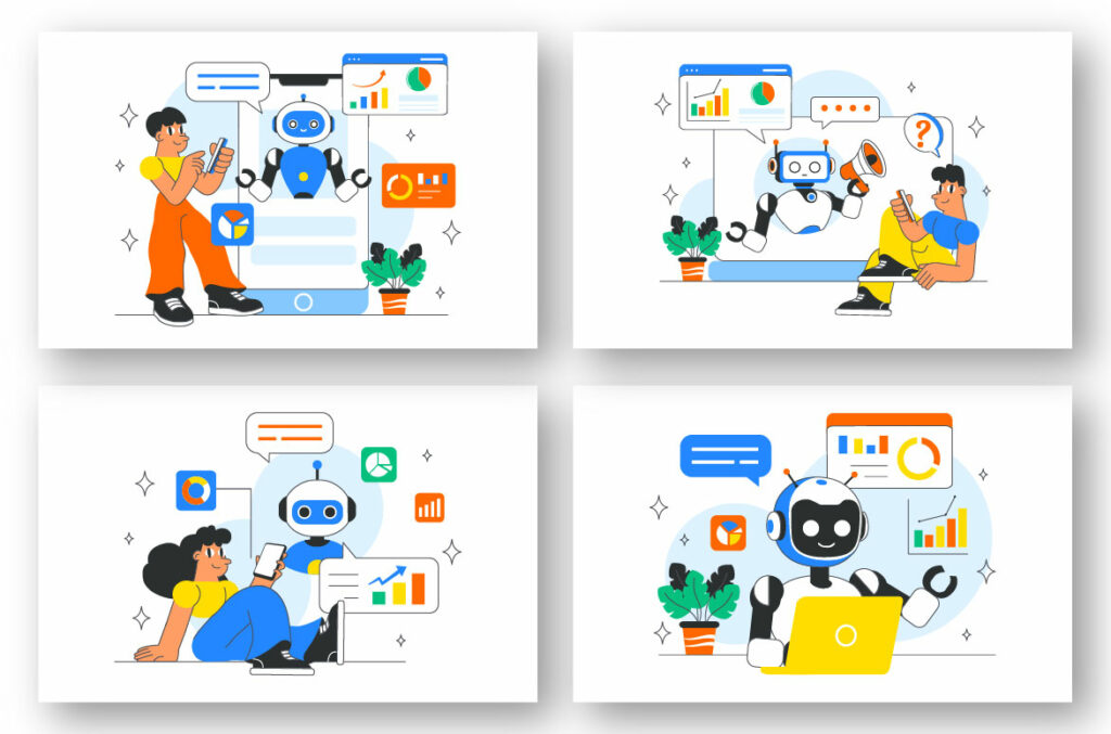 10 AI Powered Tools Illustration - MasterBundles