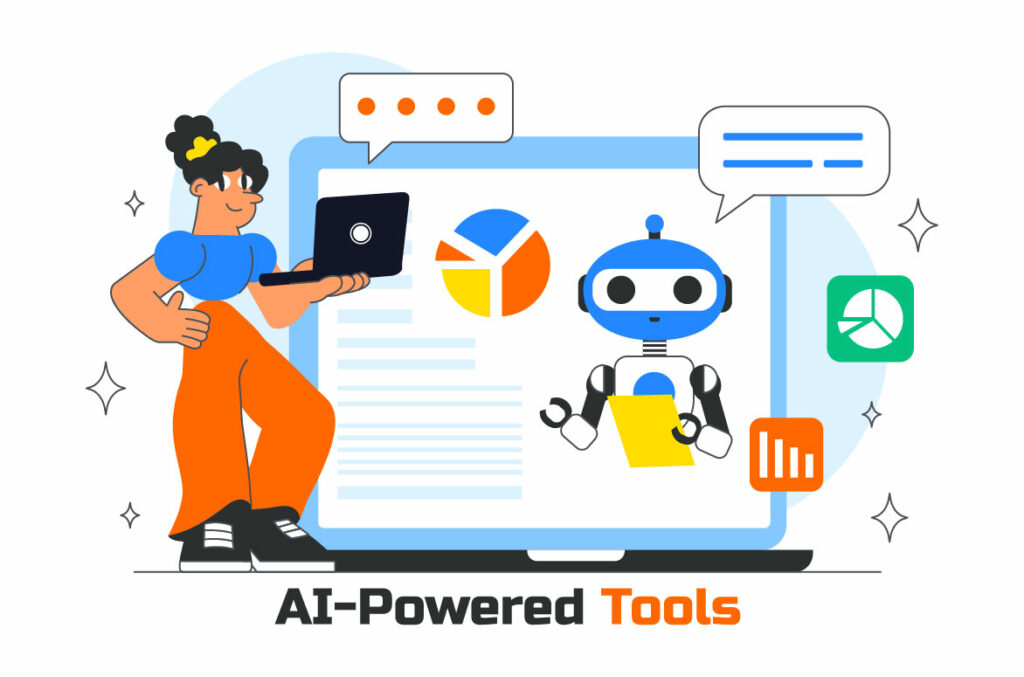 10 AI Powered Tools Illustration - MasterBundles