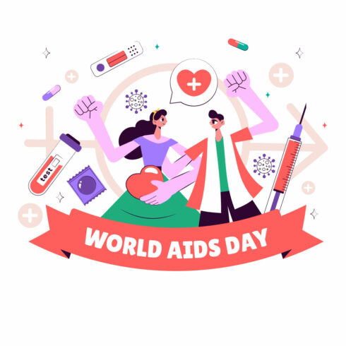 10 World AIDS Day Illustration cover image.