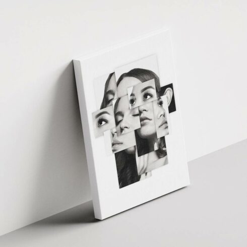 Portrait Fragmented Shapes Photo cover image.