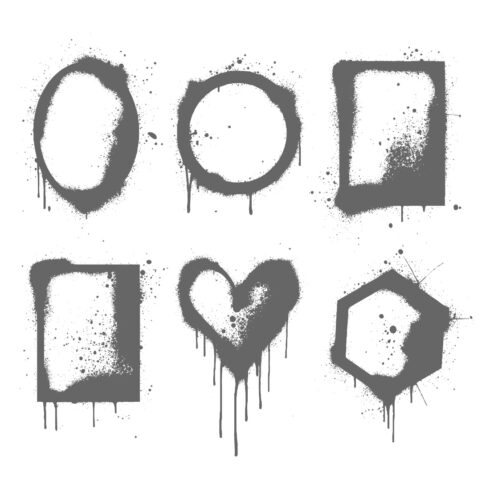 Set of six different frame shapes cover image.