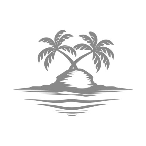 Tropical Island Design Illustration cover image.