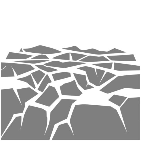 Cracked Earth Vector Illustration – Drought Texture Design cover image.