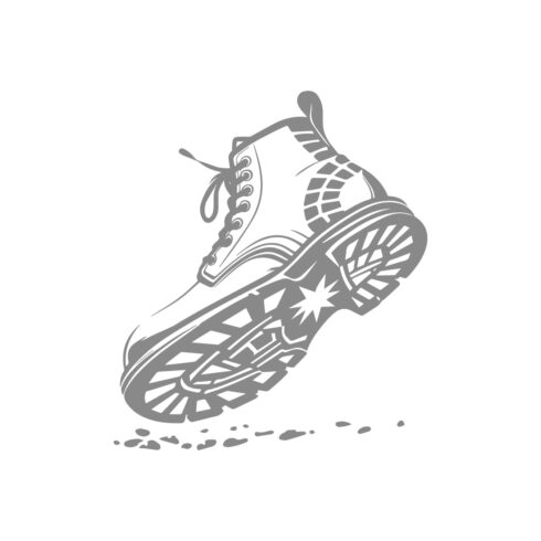 Vintage Hiking Boot Vector Illustration cover image.