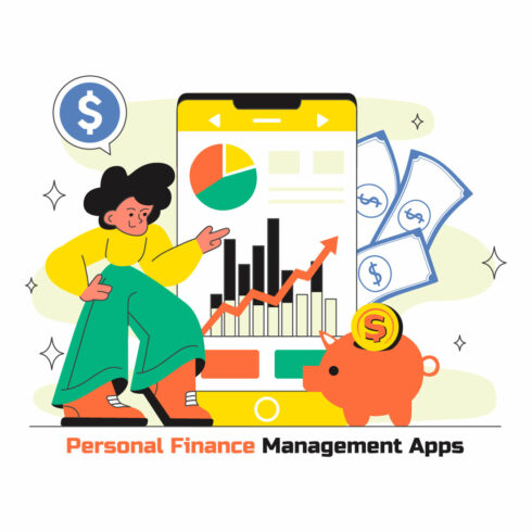 10 Personal Finance Management Apps Illustration cover image.