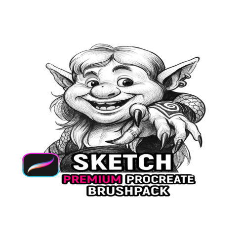 Sketch Procreate Bundle – SKETCH 20 & SKETCH 30 Brushsets cover image.