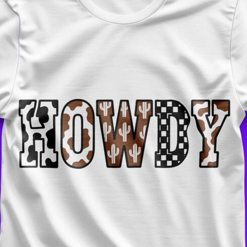 Howdy PNG, Western Halloween Ghost Sublimation cover image.