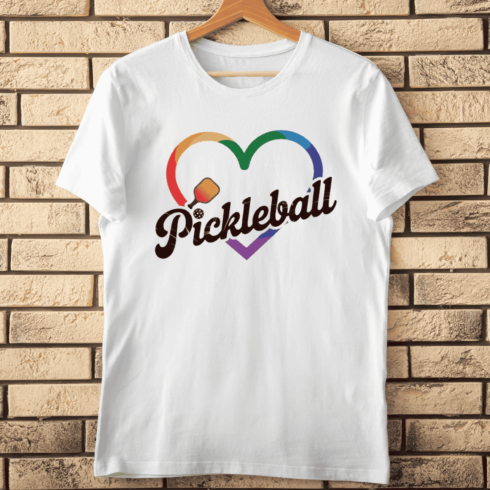Retro Pickleball T-shirt Design cover image.