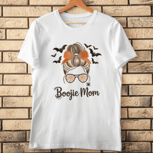 Boojie Mom T-shirt Design cover image.