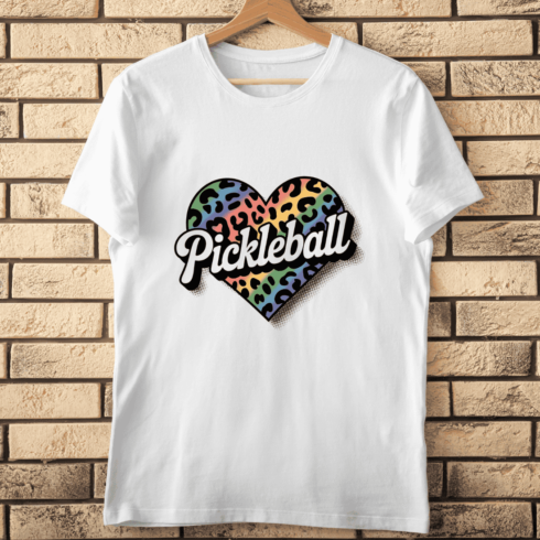Rainbow Animal Print Sports T-shirt Design cover image.